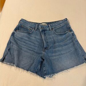 Madewell Medium Blue Denim Cutoff Shorts